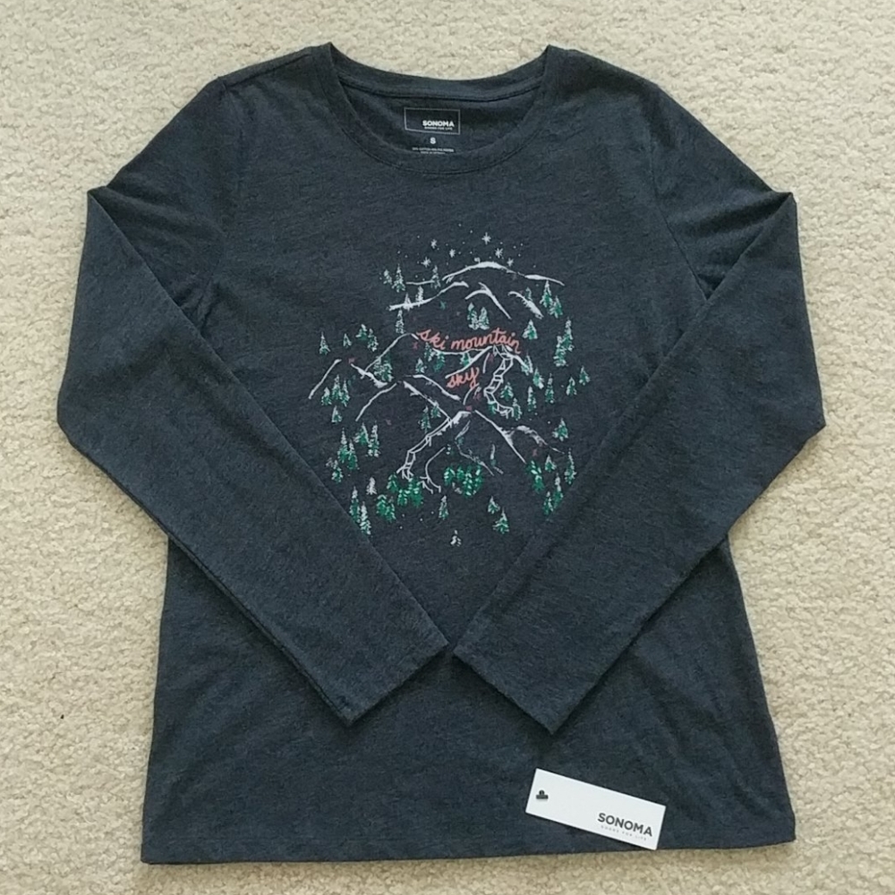 NWT S Sonoma Long Sleeve Shirt